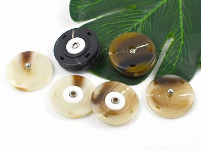 Polyester And Metal Snap Buttons